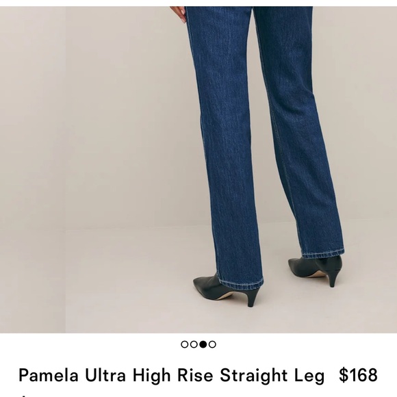 NWT Reformation High Rise Blue Jeans Timeless Style - Picture 4 of 4